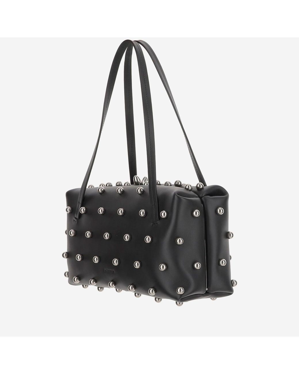 Jil Sander Black Goji Pillow Leather Shoulder Bag