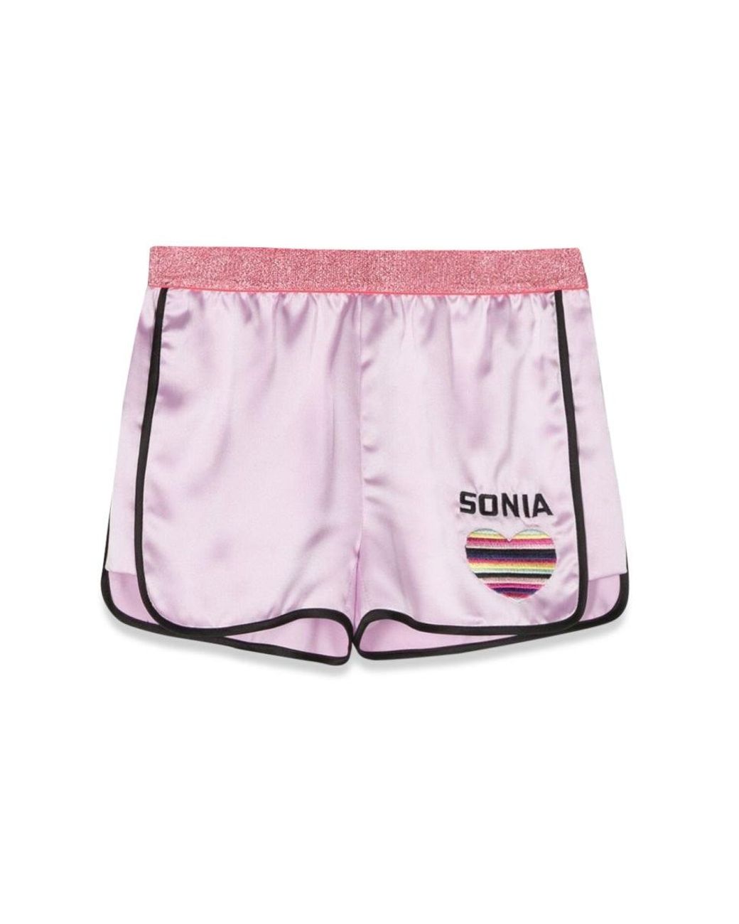 Sonia Rykiel Pink Heart Logo Shorts