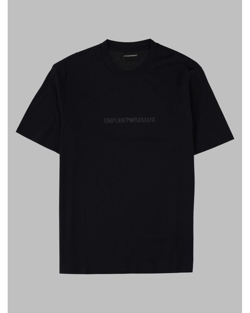 Emporio Armani Black T Shirt Essential