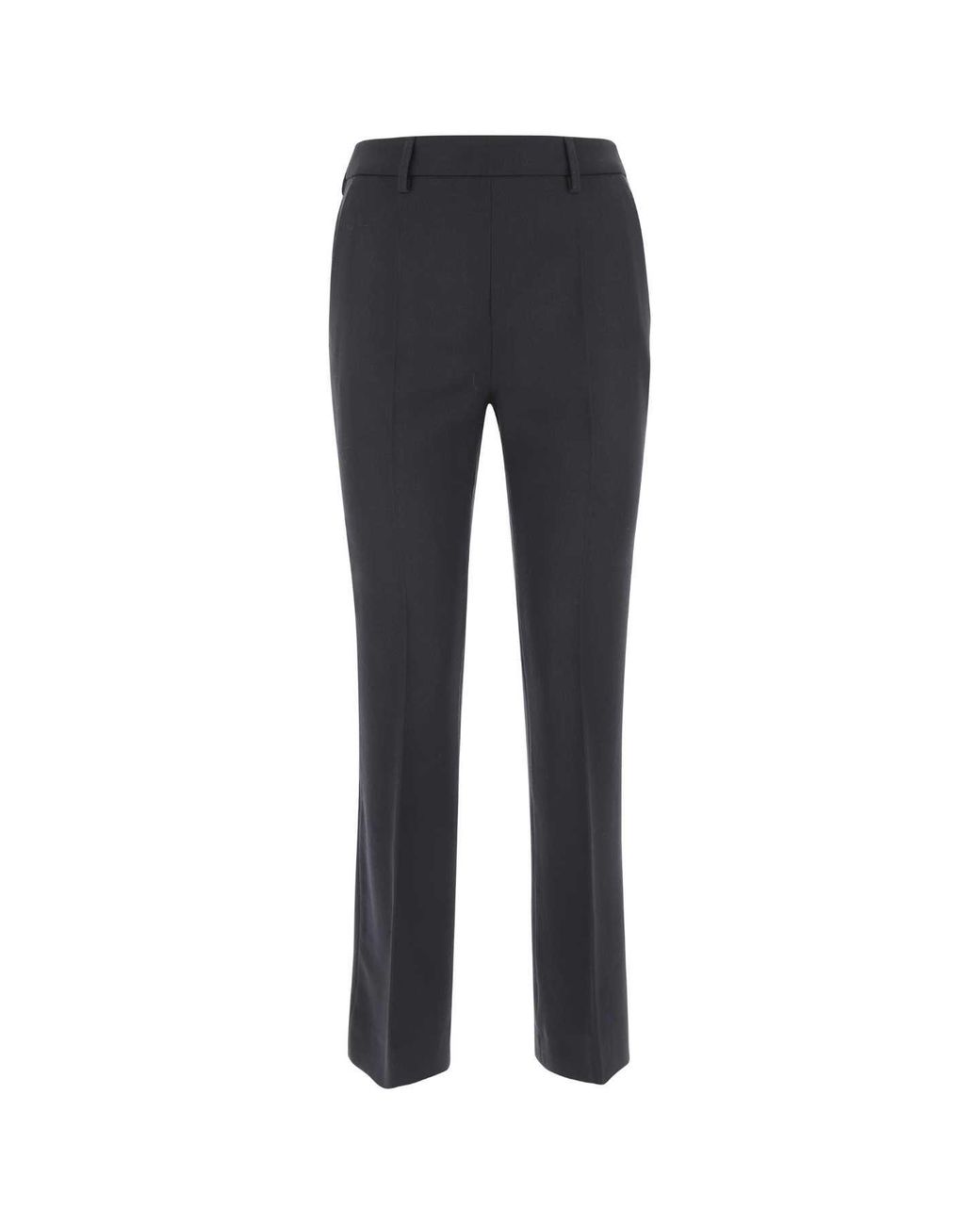 Prada Blue Midnight Wool Cigarette Pant