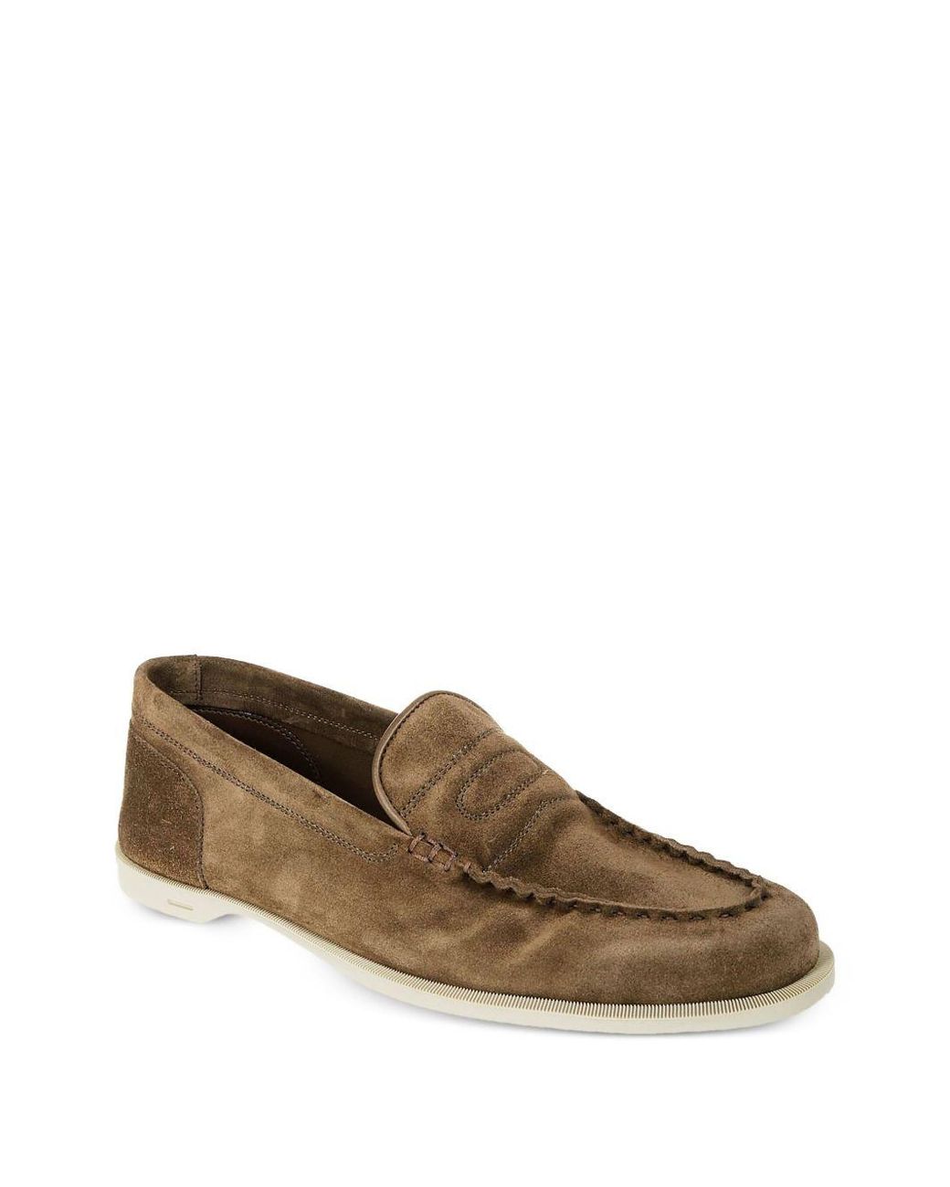 John Lobb Brown Pace Wildleder-Loafer