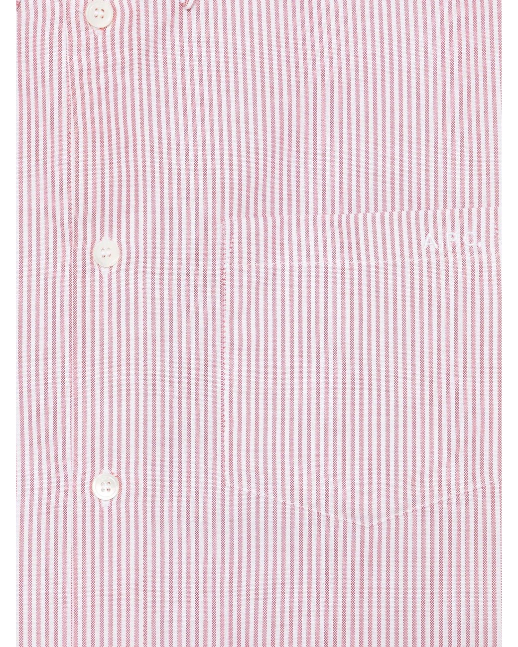 A.P.C. Chemise Nieuwe Greg in het Pink