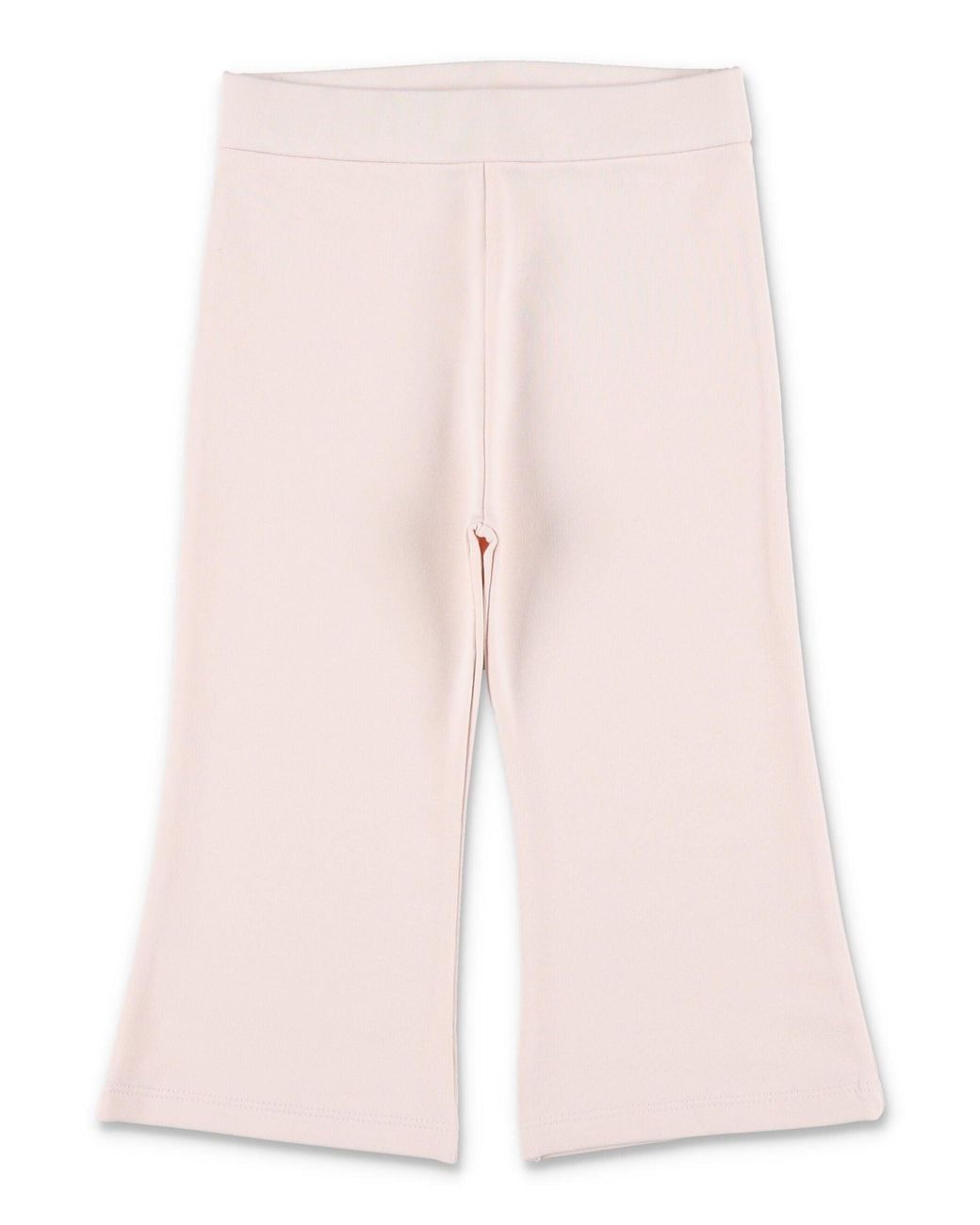 Moncler Pink Girl Brushed Cotton Zip Hoodie Set With Wide-Leg Trousers