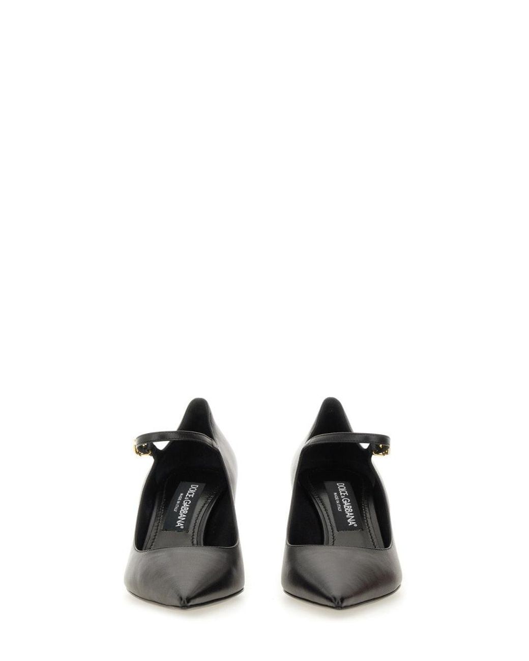 Dolce & Gabbana Black Leather Pumps