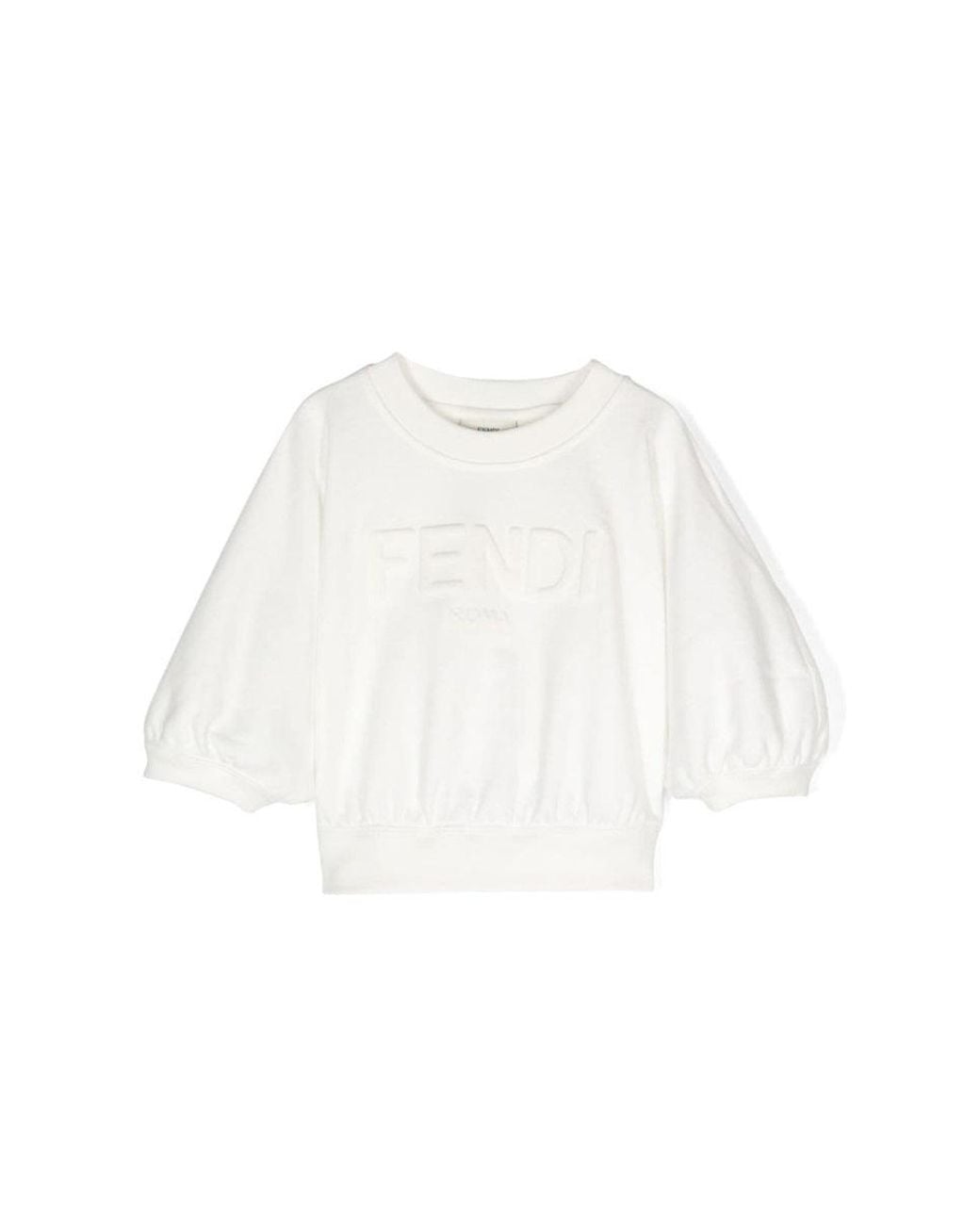 Fendi White Sweatshirt Sweatshirt