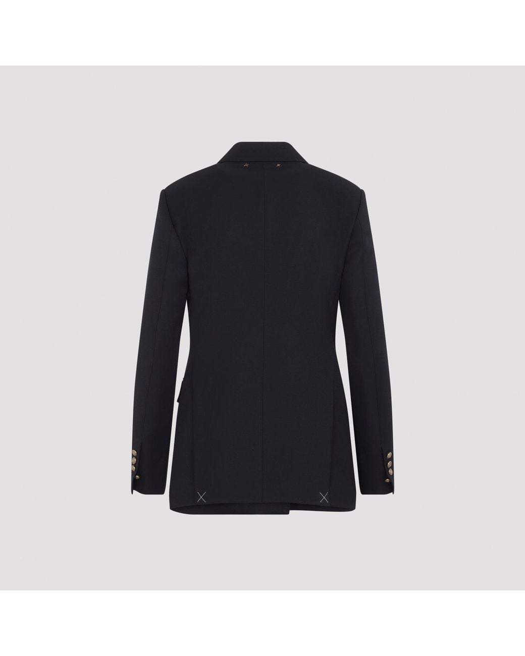 Golden Goose Deluxe Brand Blue Double Breasted Blazer