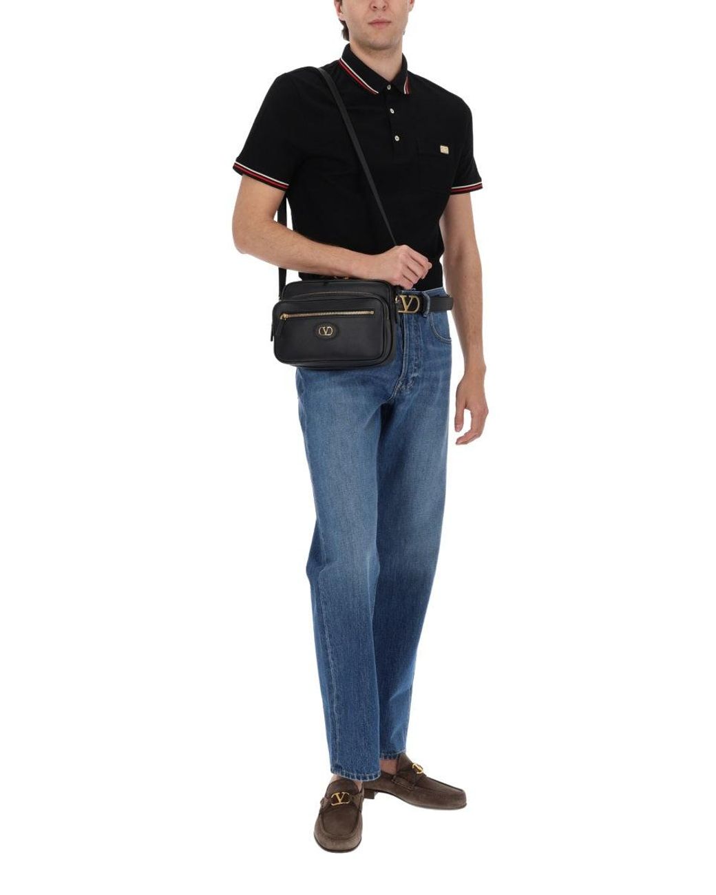 Valentino Blue Straight-Leg Jeans for men