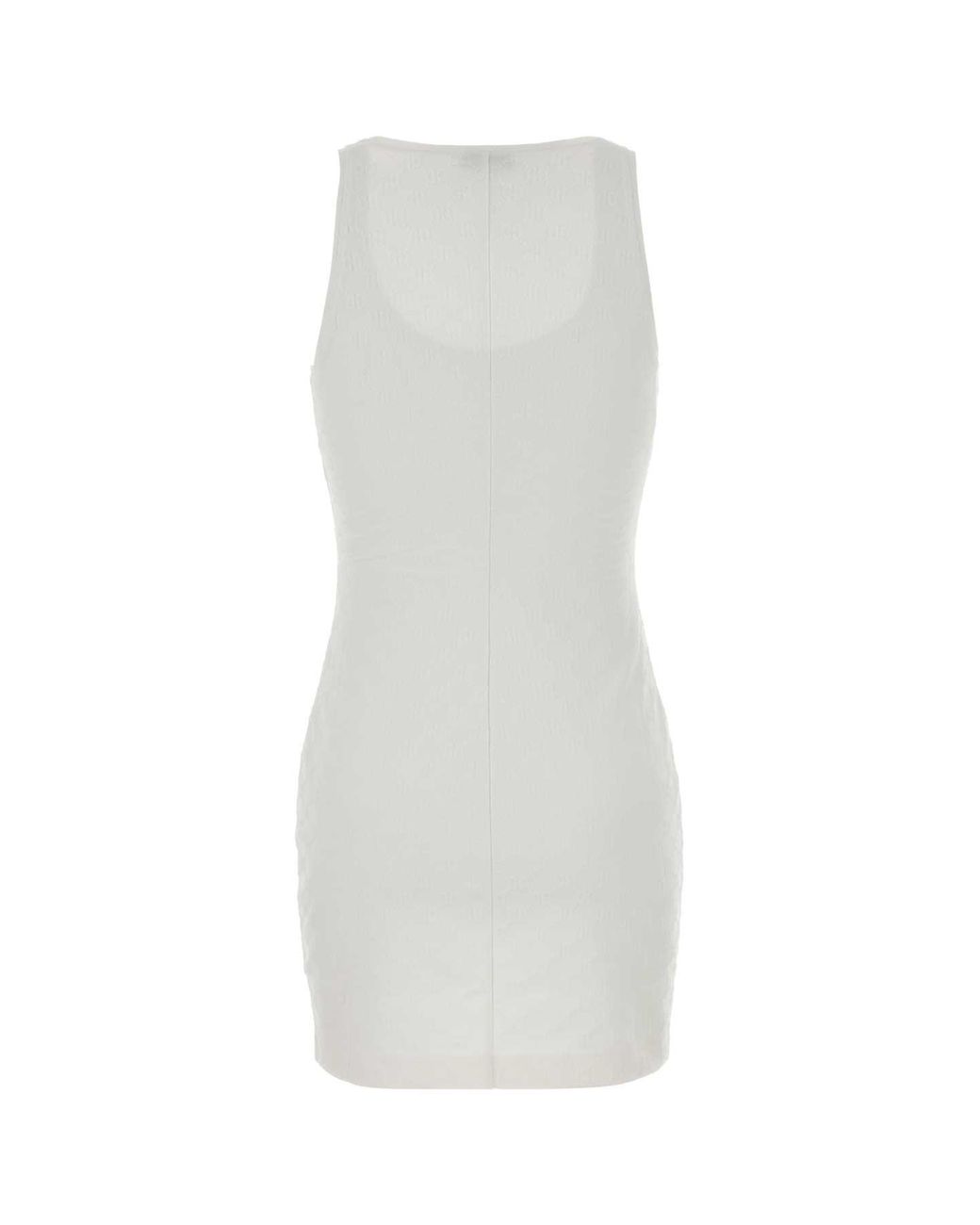 Gucci White Gg Jacquard Mini Dress