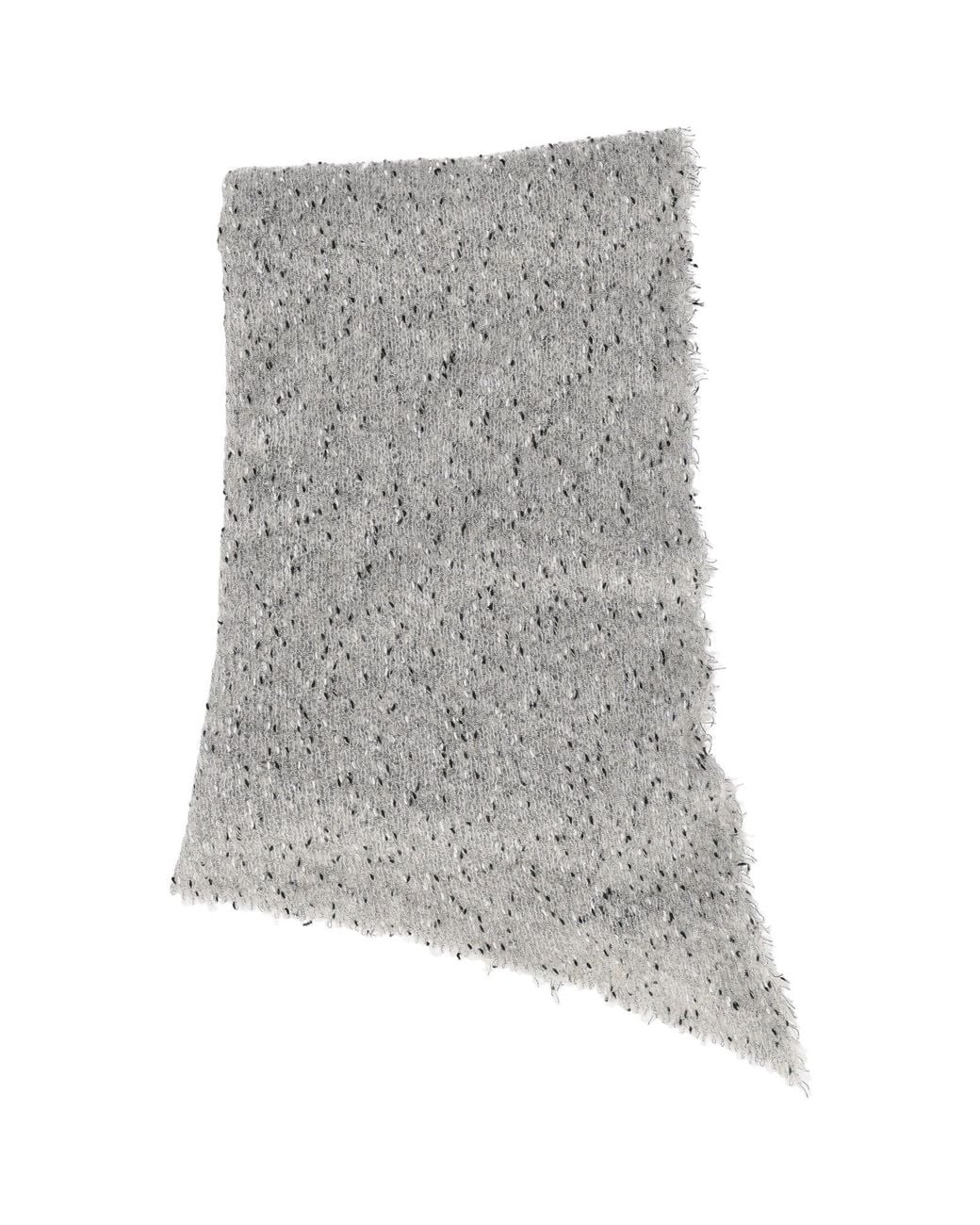 Faliero Sarti Gray Sciarpa Rose 45 X160