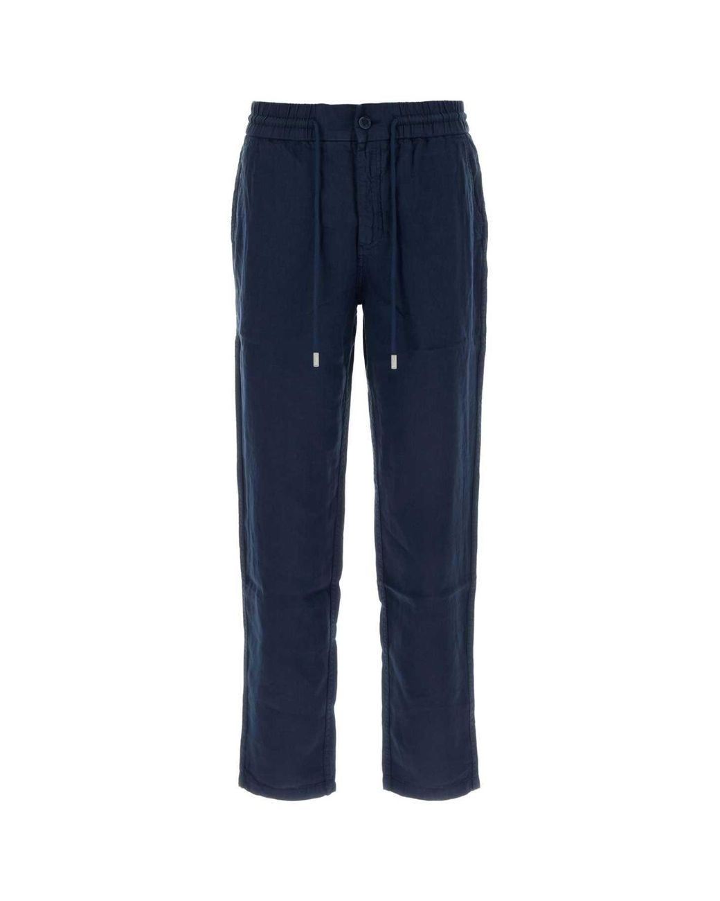 Vilebrequin Blue Vented Linen Parc Pants For for men