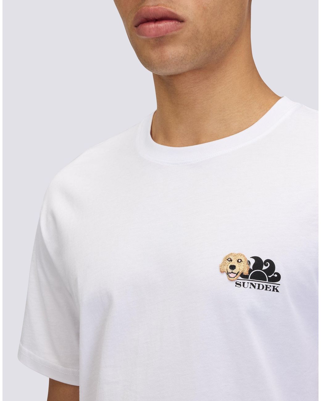 SUNDEK X PELO FOUNDATION White T Shirt for men