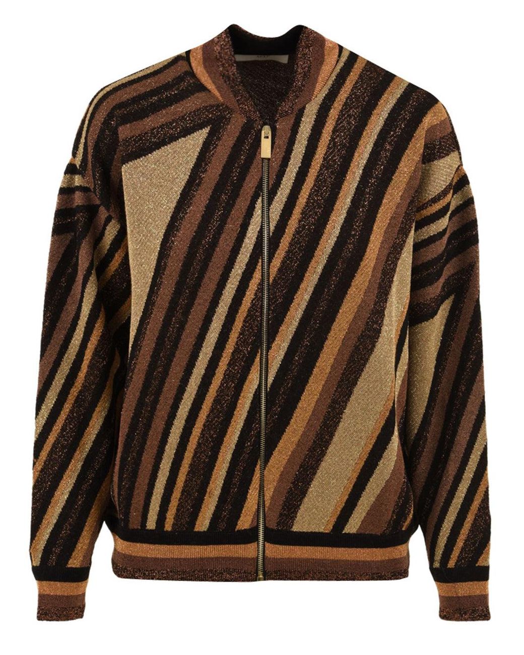 Akep Brown Coats Multi Colour