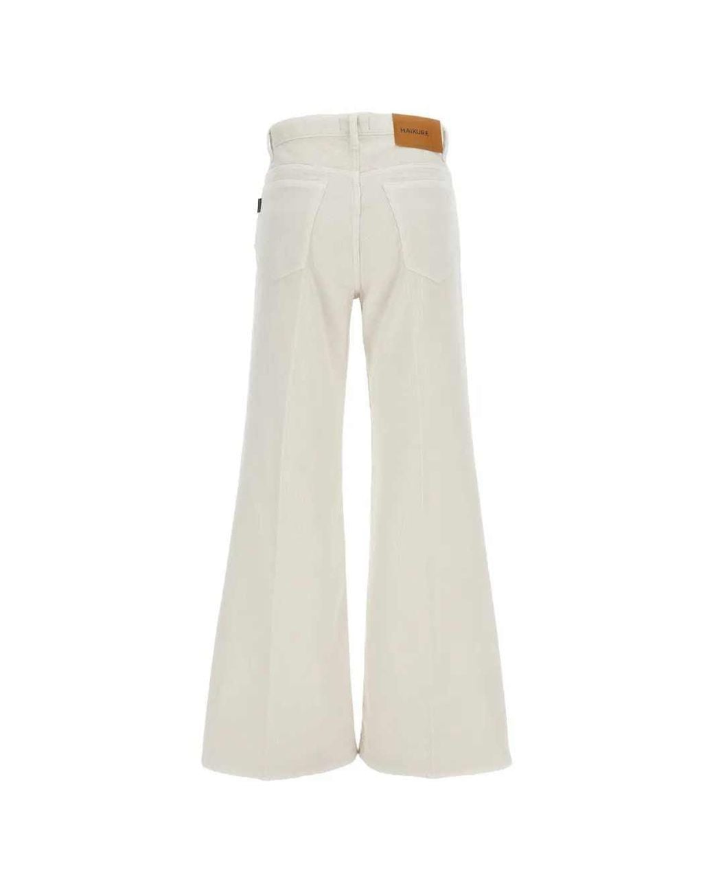 Haikure White Straight Leg Jeans