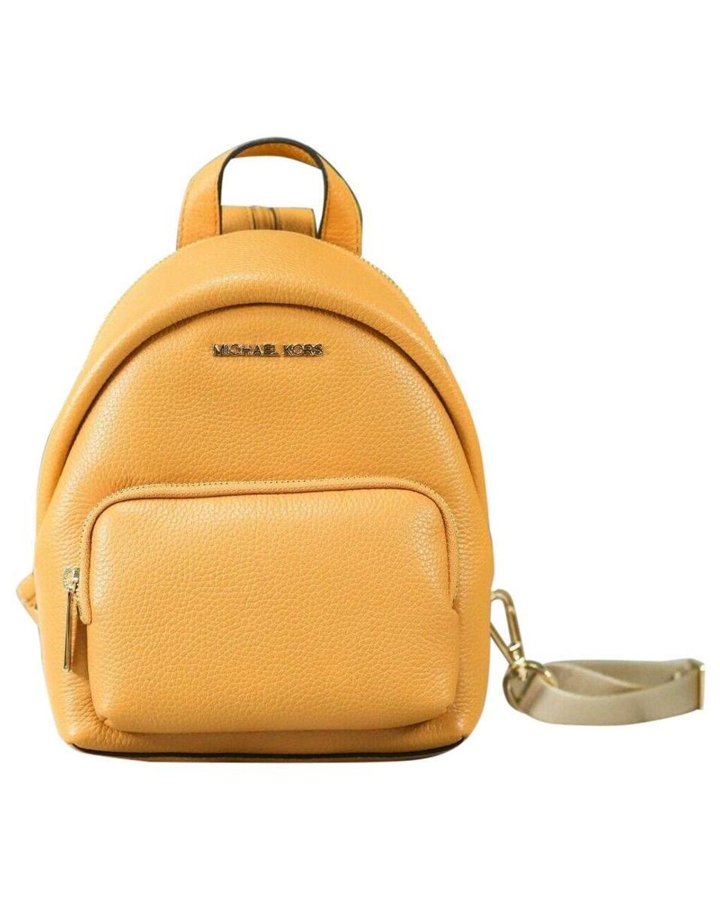 Amazon.com | Michael Kors Jaycee Large 2 Zip Pocket Backpack Leather  (Black) | Casual Daypacks