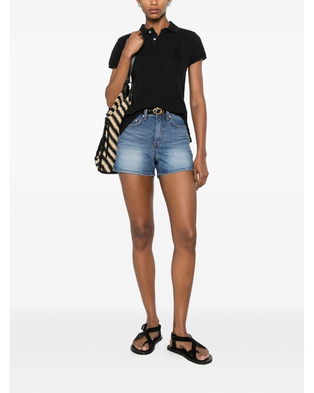 DUNST Blue Denim Mini Shorts