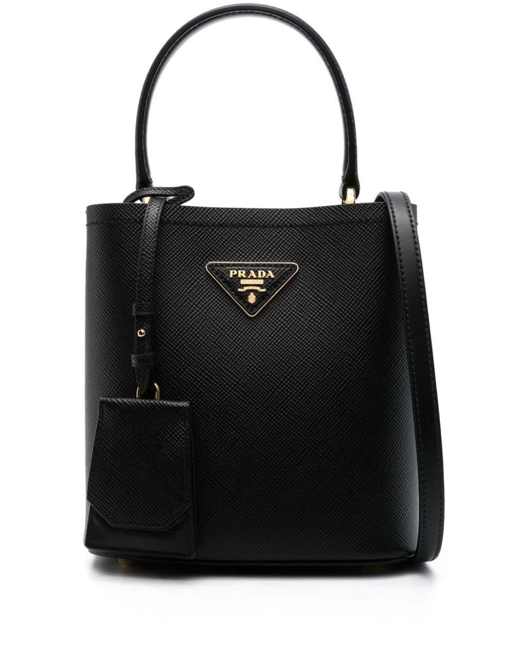 Borsa A Secchiello Piccola di Prada in Black