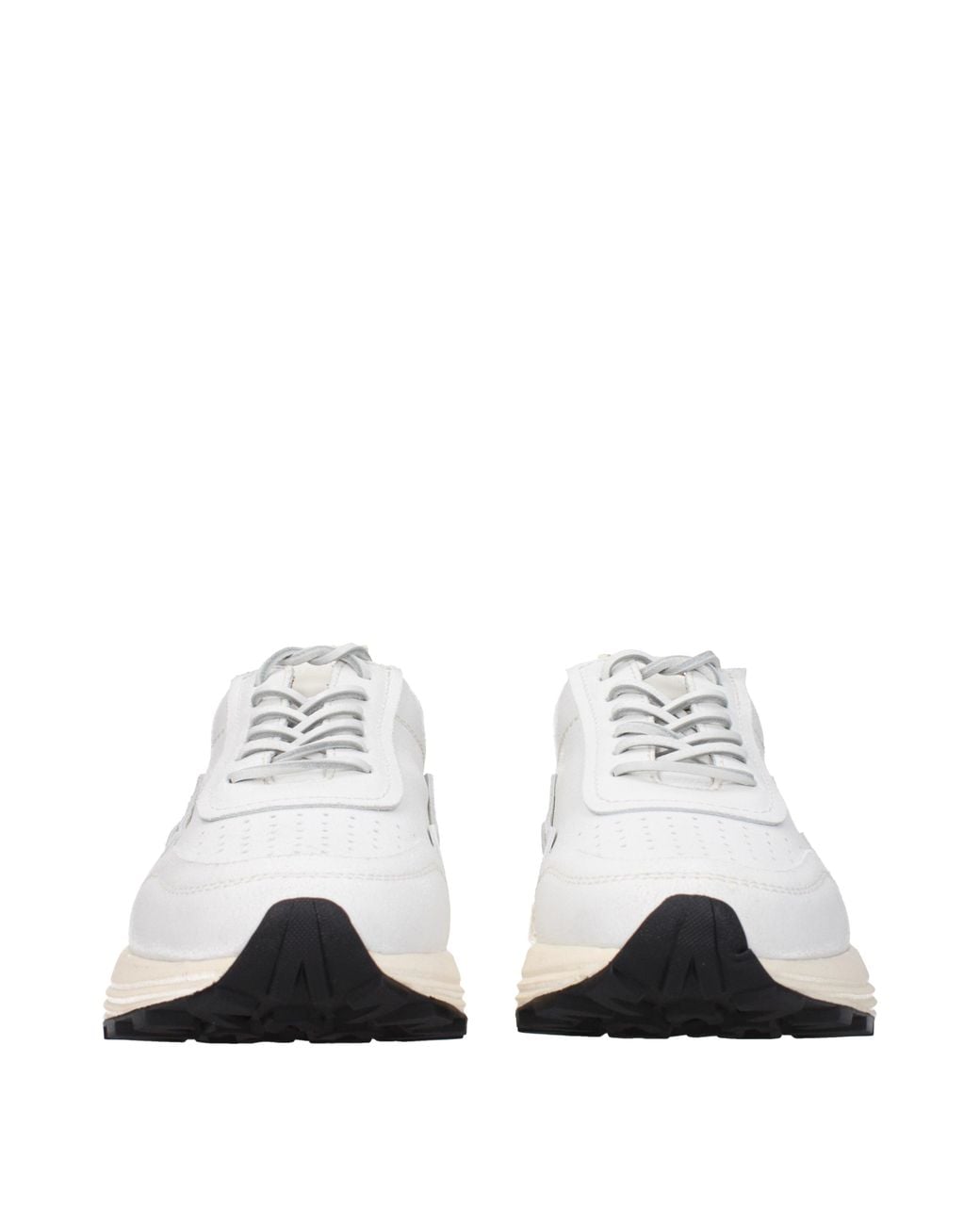 Buttero White Sneakers Uomo Pelle Bianco for men