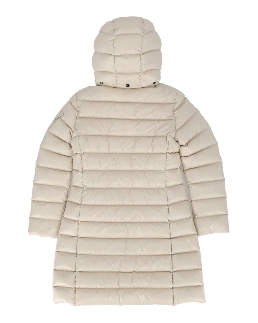 Moncler Natural Moka Long Coat