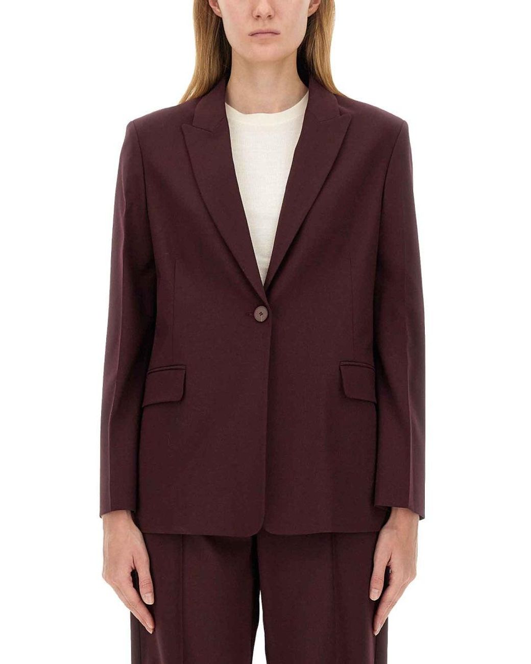 Alysi Purple Tailored Jacket