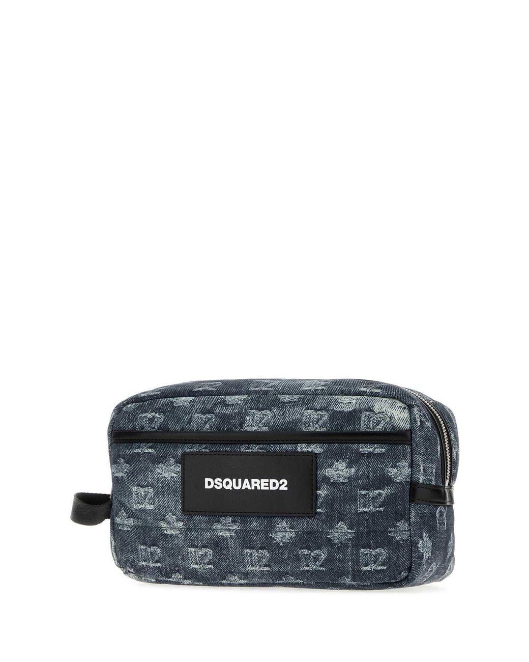 DSquared² Black 2 D2 Monogram Mini Beauty Case for men