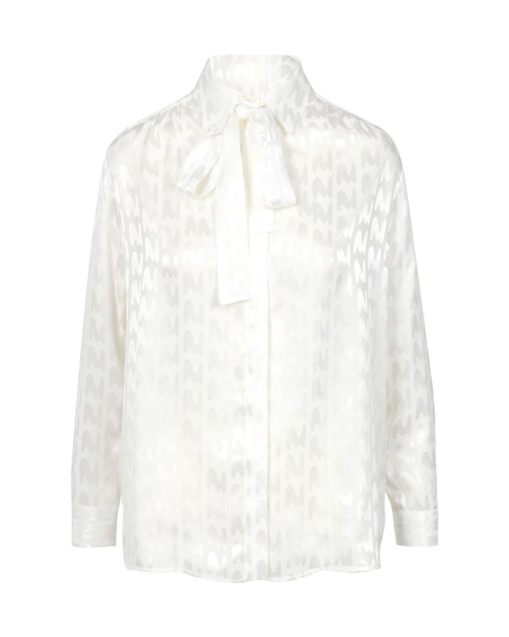 MSGM White Hemden weiß