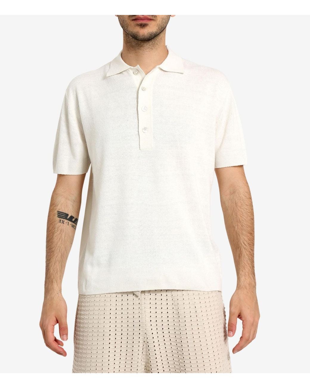 Paolo Pecora White T Shirts And Polos