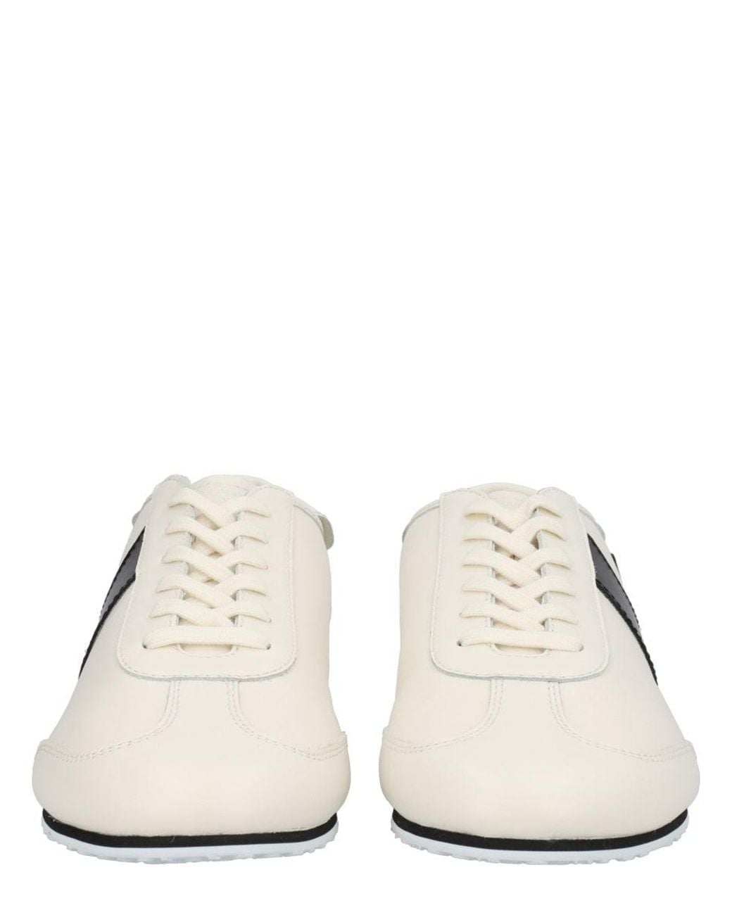 MARINE SERRE White Leather Sneakers for men