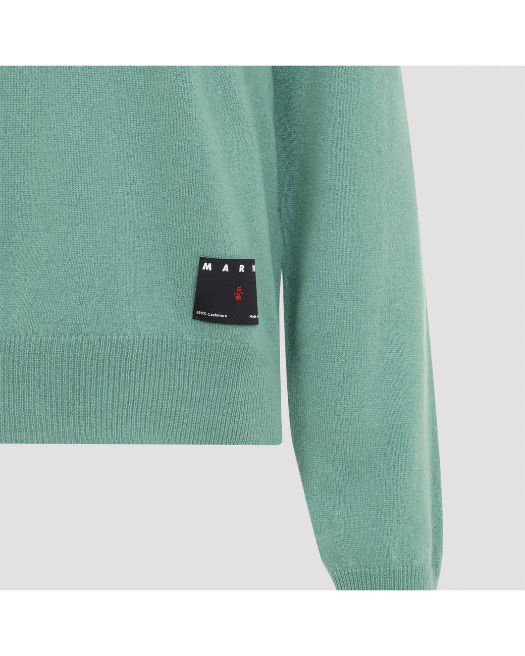 Marni Green Rollkragenpullover