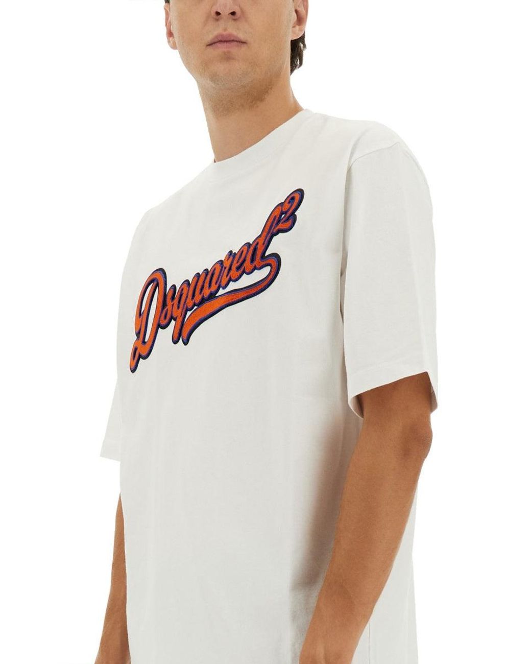 DSquared² White T Shirt With Logo