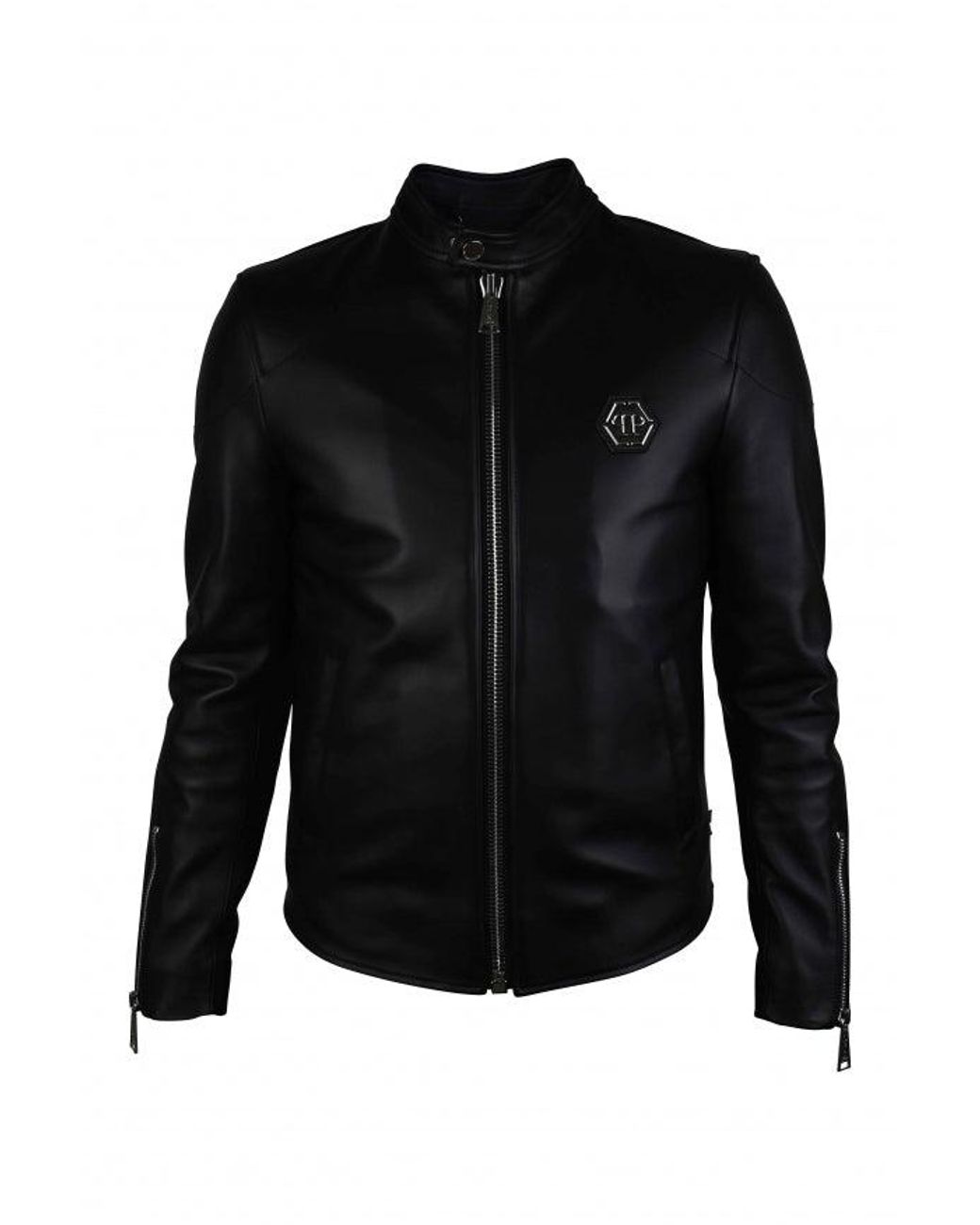 Philipp Plein Black Biker Jacket