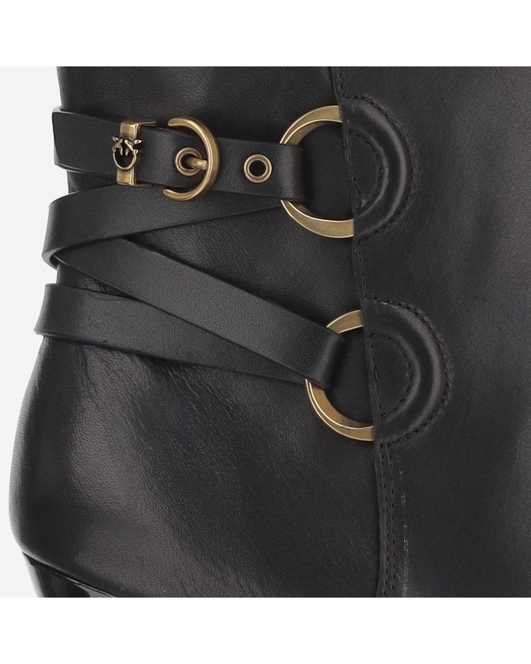 Pinko Black Heeled Boots