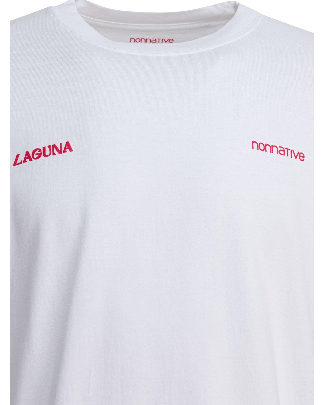 Nonnative White Cotton Crewneck T-Shirt T-Shirts for men