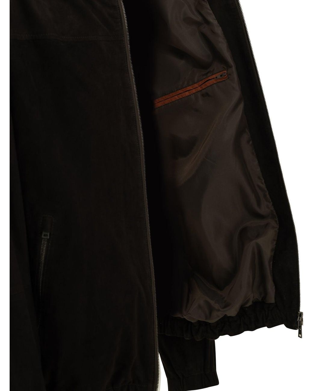 Herno Black Suede Jacket