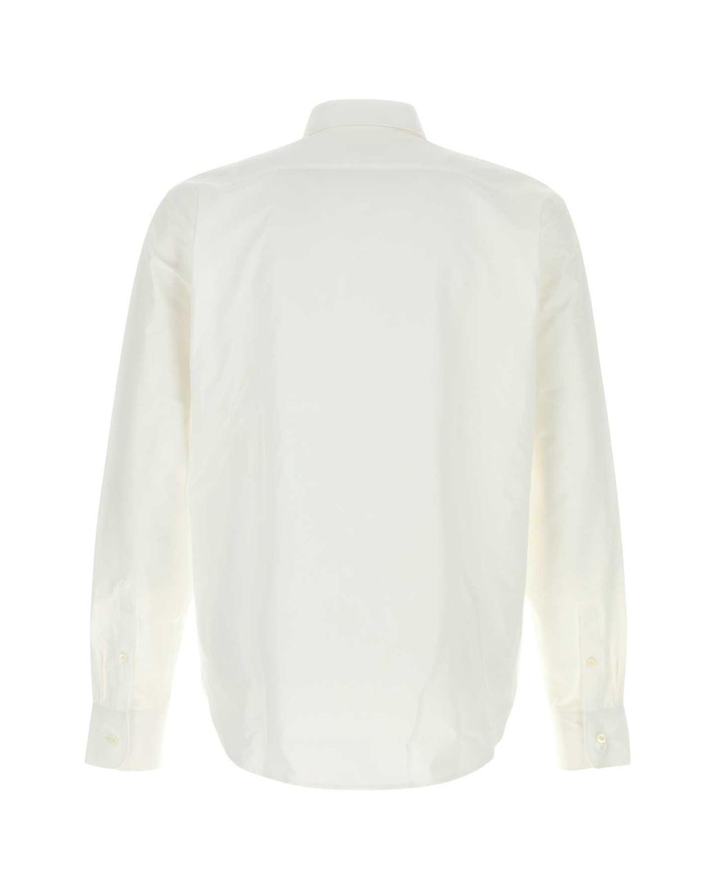 Prada White Poplin Shirt for men