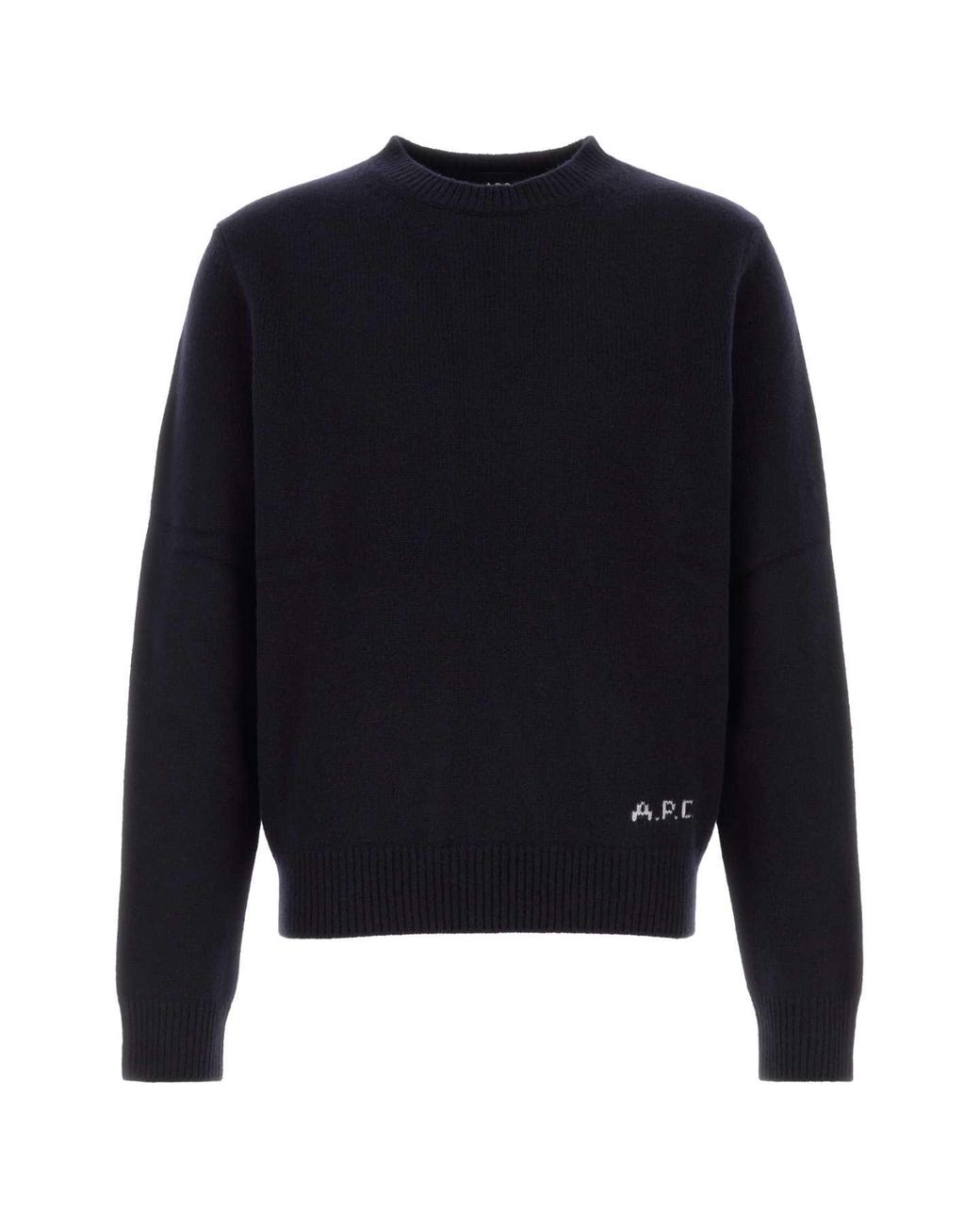 A.P.C. Blue Relaxed Sweaters for men