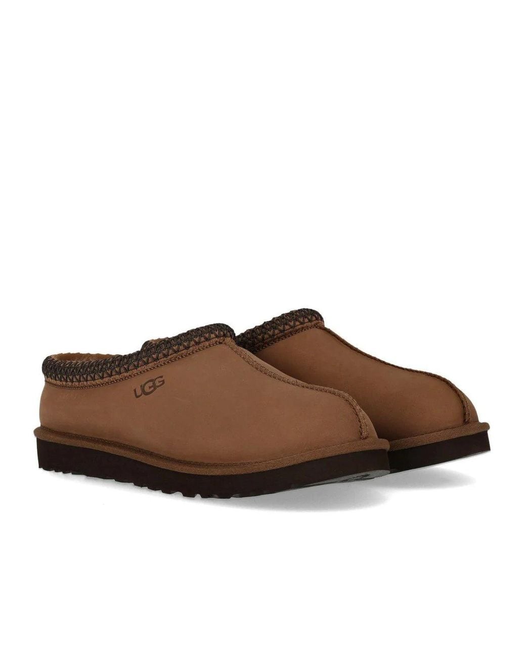 Ugg Brown Tasman Ii Nubuck Dark Chestnut Slipper
