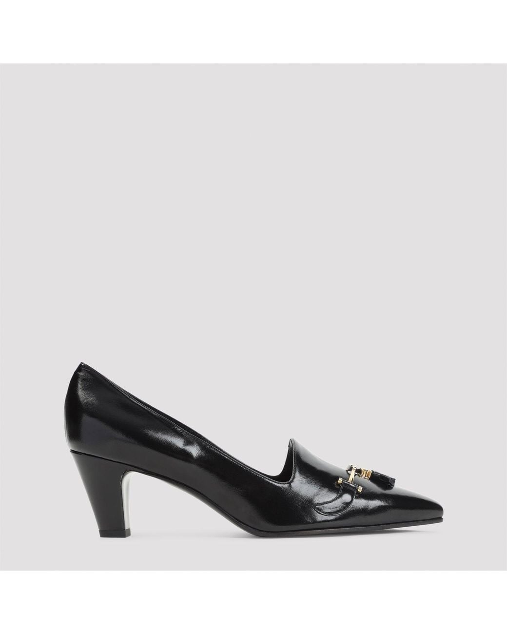Céline Black Queen Pumps