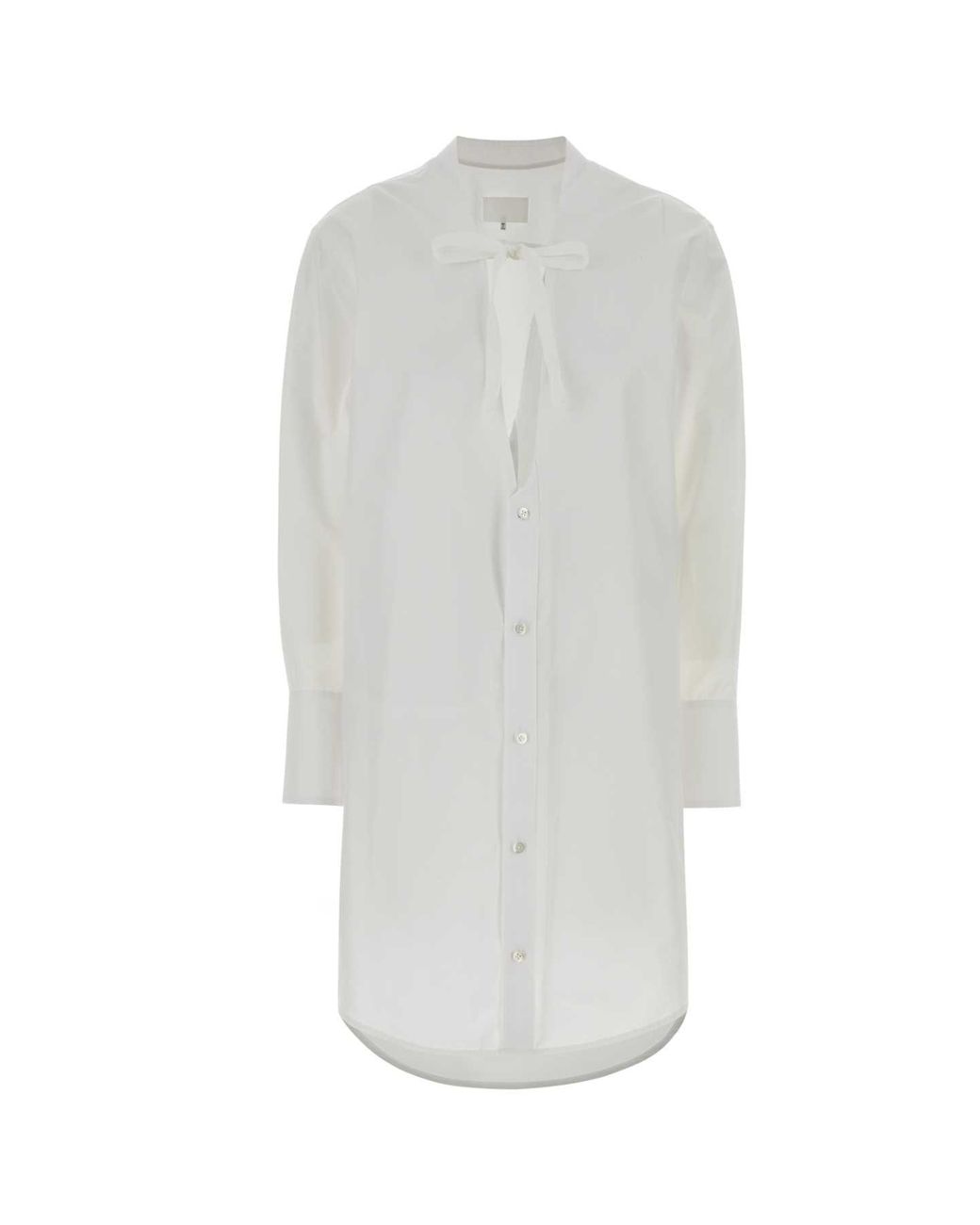 Maison Margiela White Poplin Shirt Dress