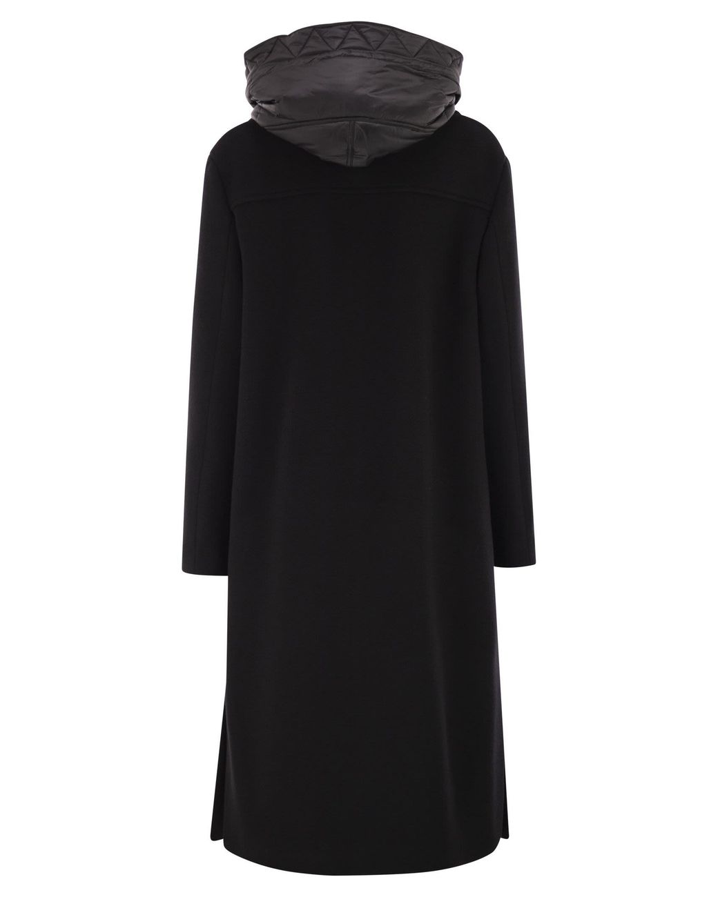 Fay Black Double Front Coat
