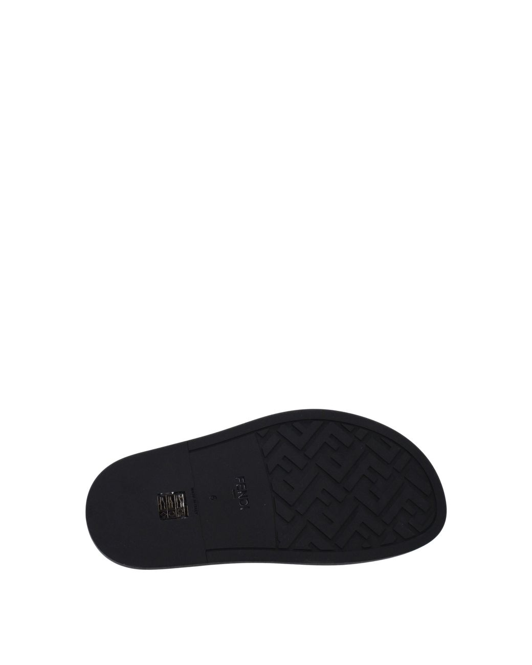 Fendi Black Slippers And Clogs Fabric