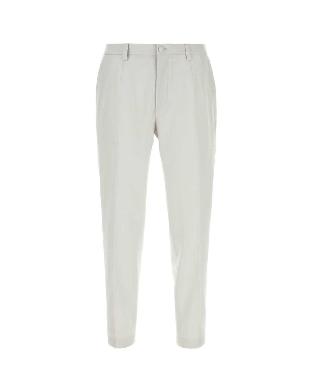 Dolce & Gabbana Gray Chalk Wool Pant for men