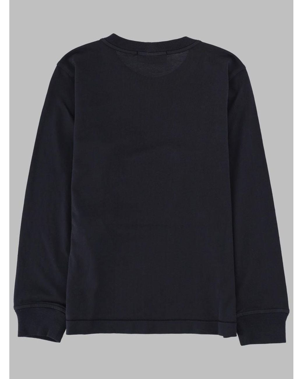 Stone Island Blue Boys' Mini Long Sleeve T-Shirt