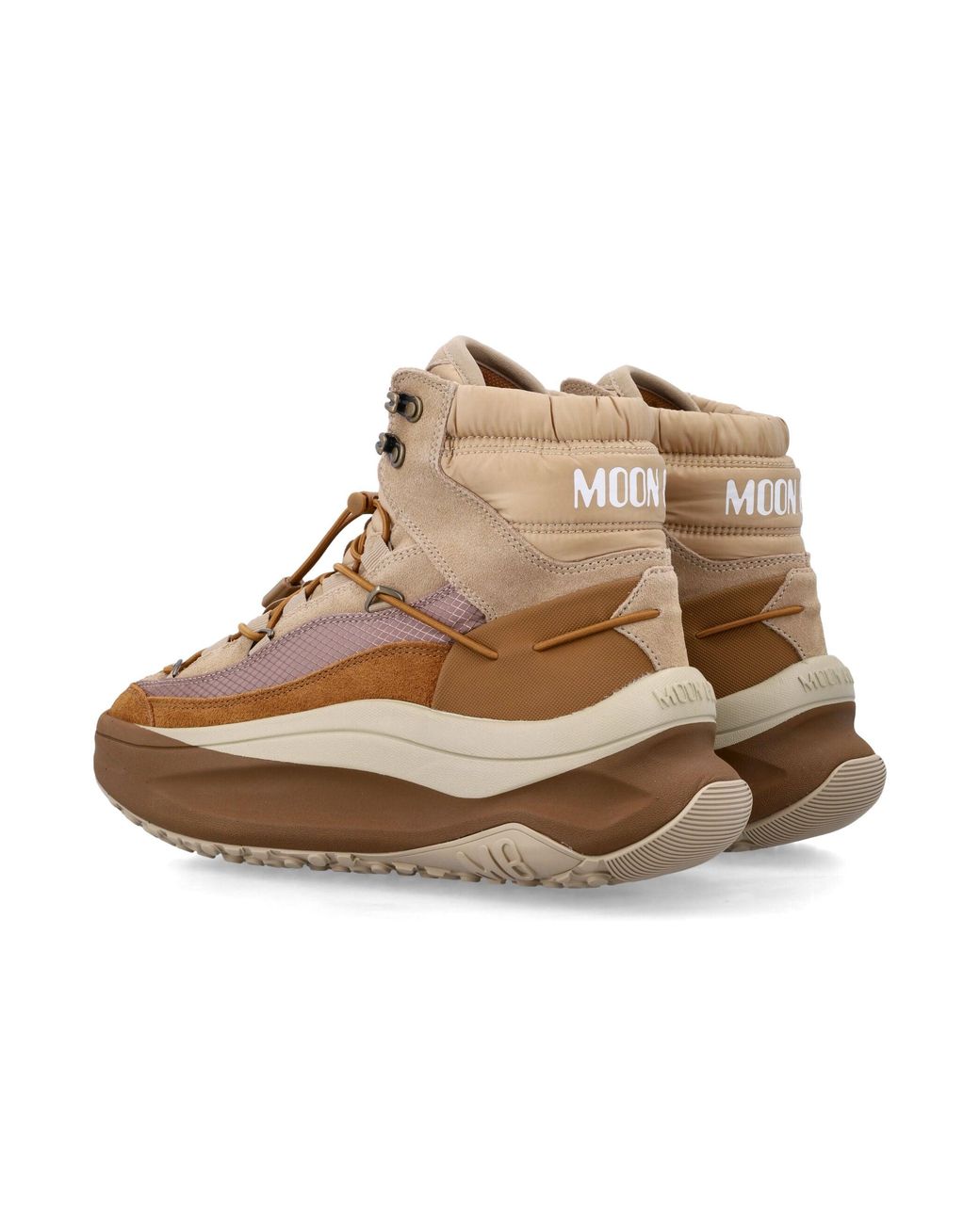 Moon Boot Sneakers in het Natural