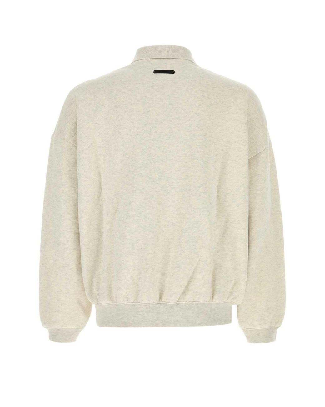 Fear Of God White Signature 90's Polo Sweatshirt