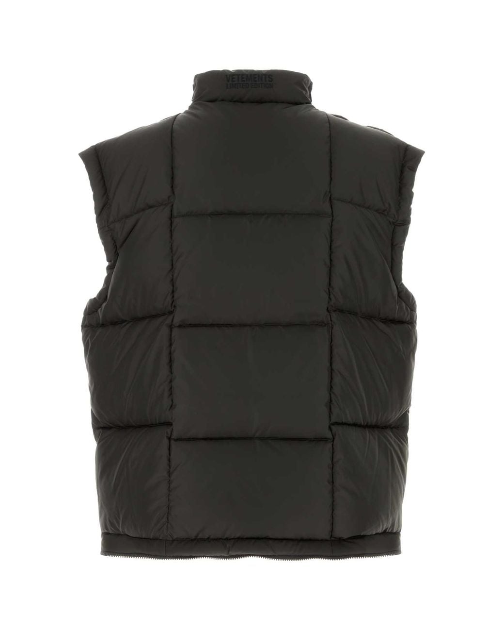 Vetements Black Dark Polyester Down Jacket