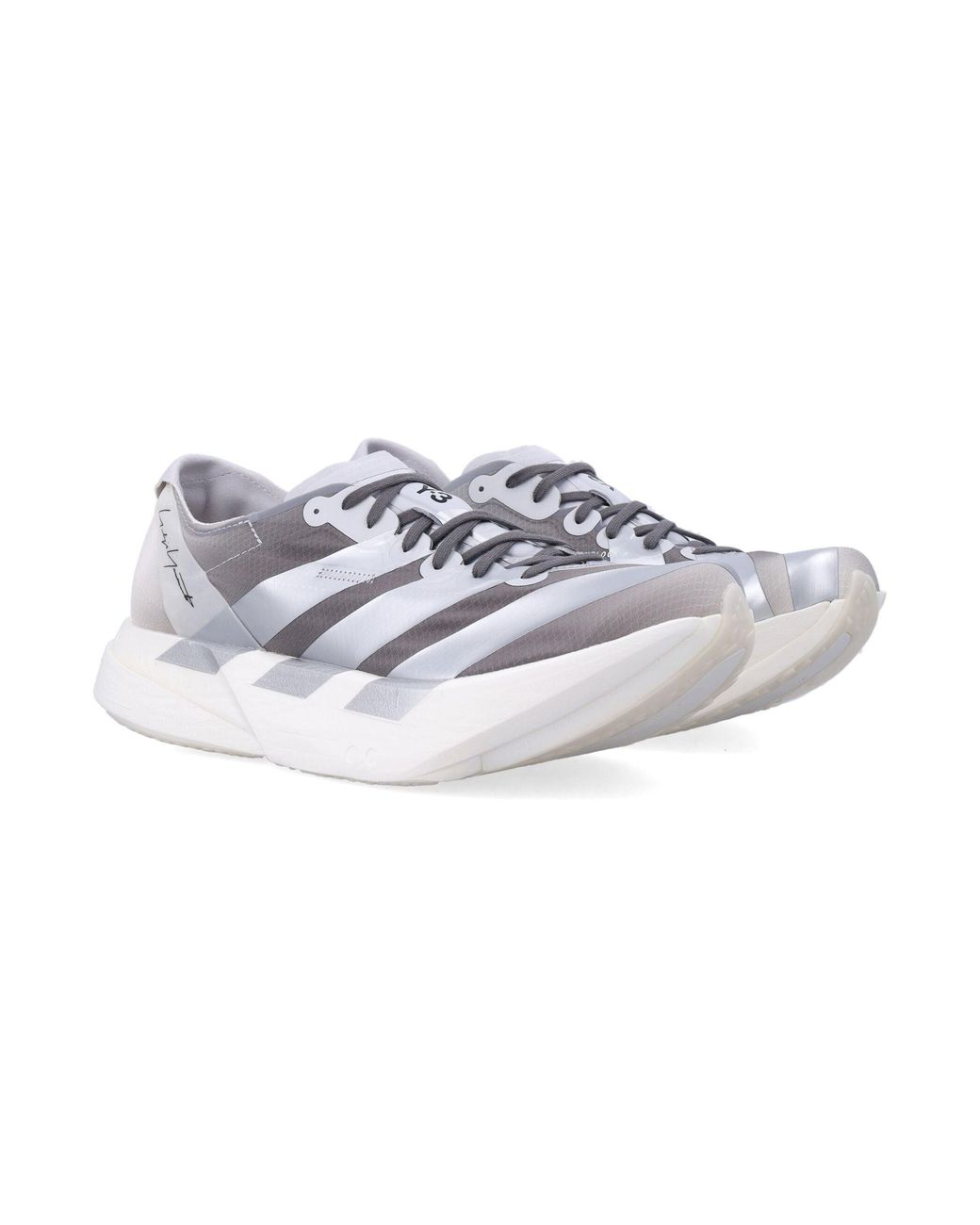 Y-3 White Adios Pro 4 Trainers
