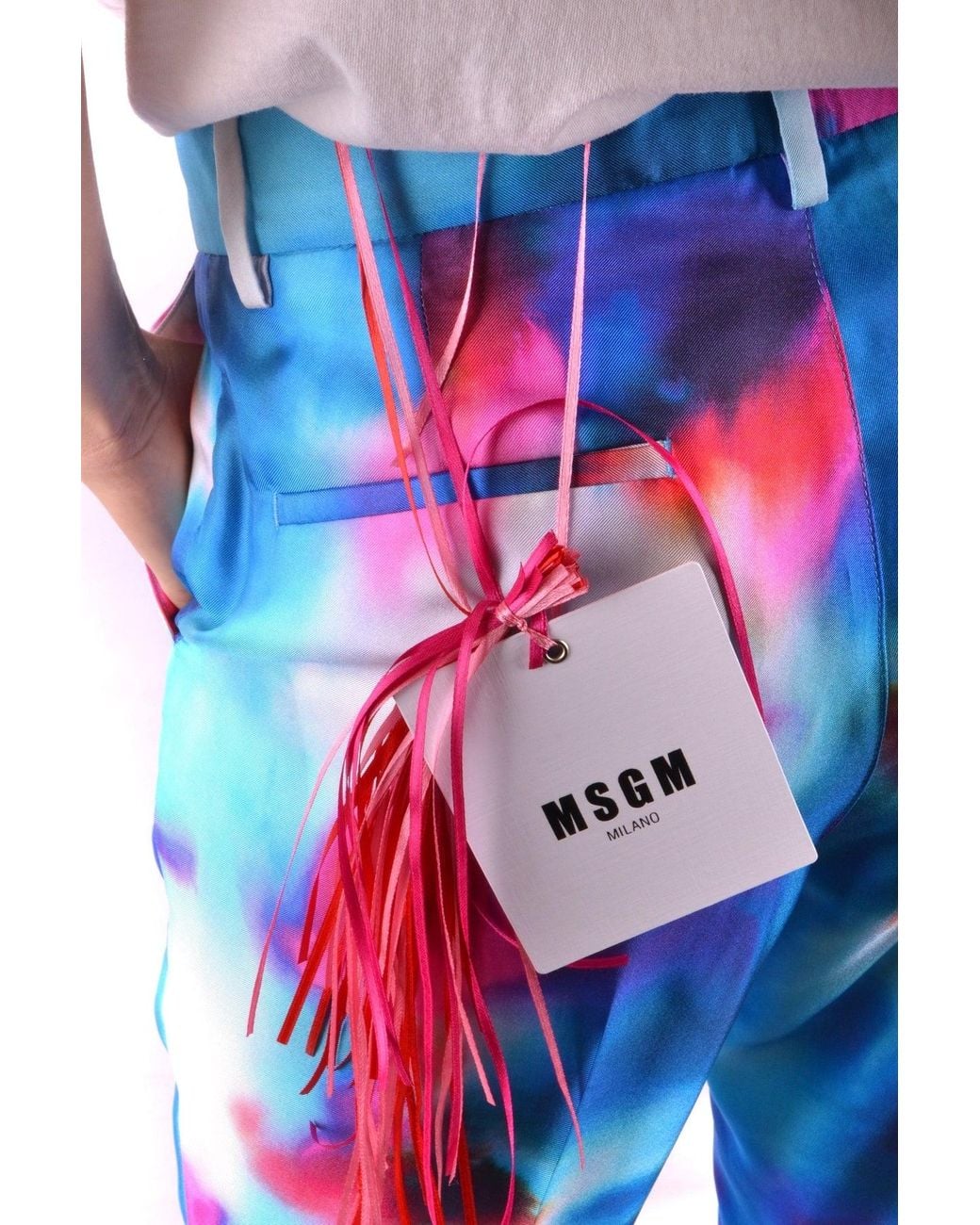 MSGM Blue Trousers