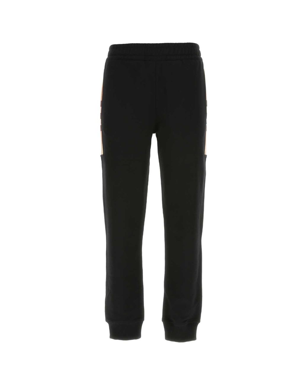 Burberry Black Stretch Cotton Joggers