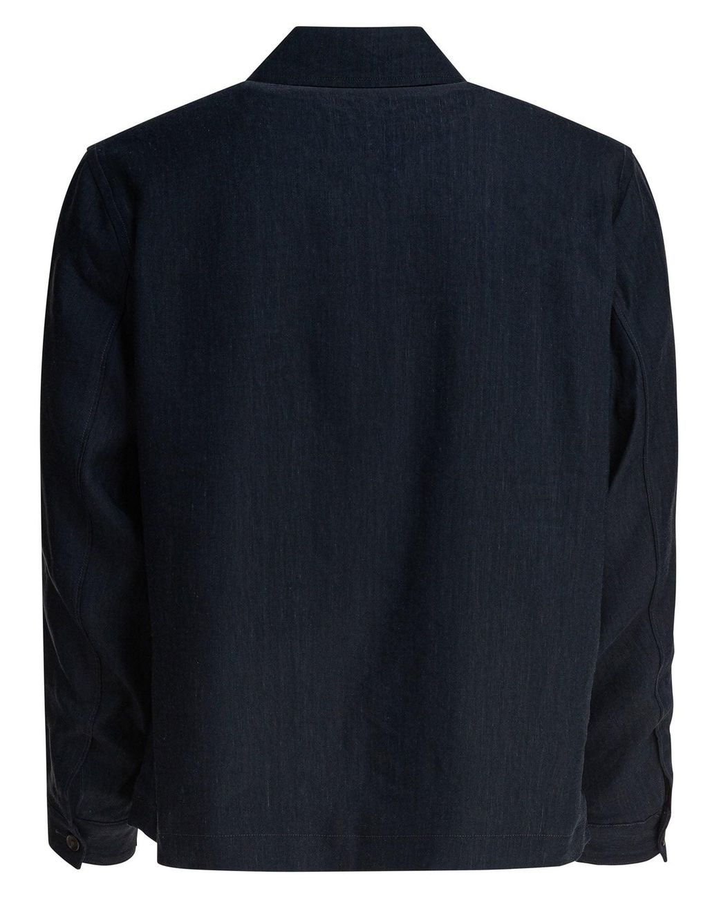 Vince Blue Bomber Jacket Zipper Closure for men