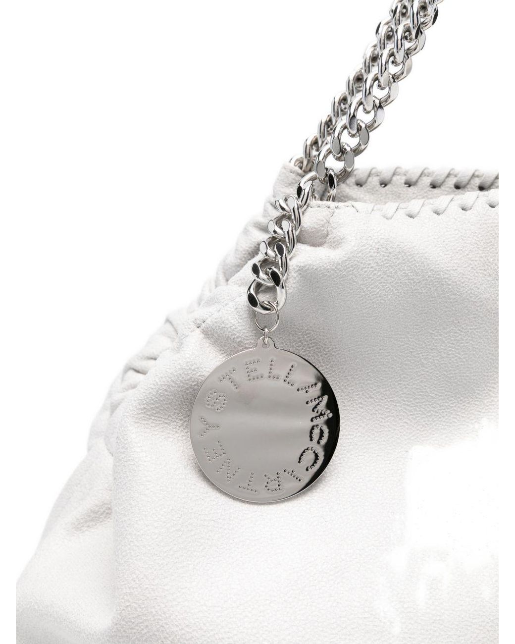 Stella McCartney White Falabella Drawstring Tote Bag
